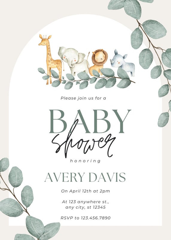 Baby Shower Invitation Template For Boys Example Baby Shower Invitation Template For Boys Example