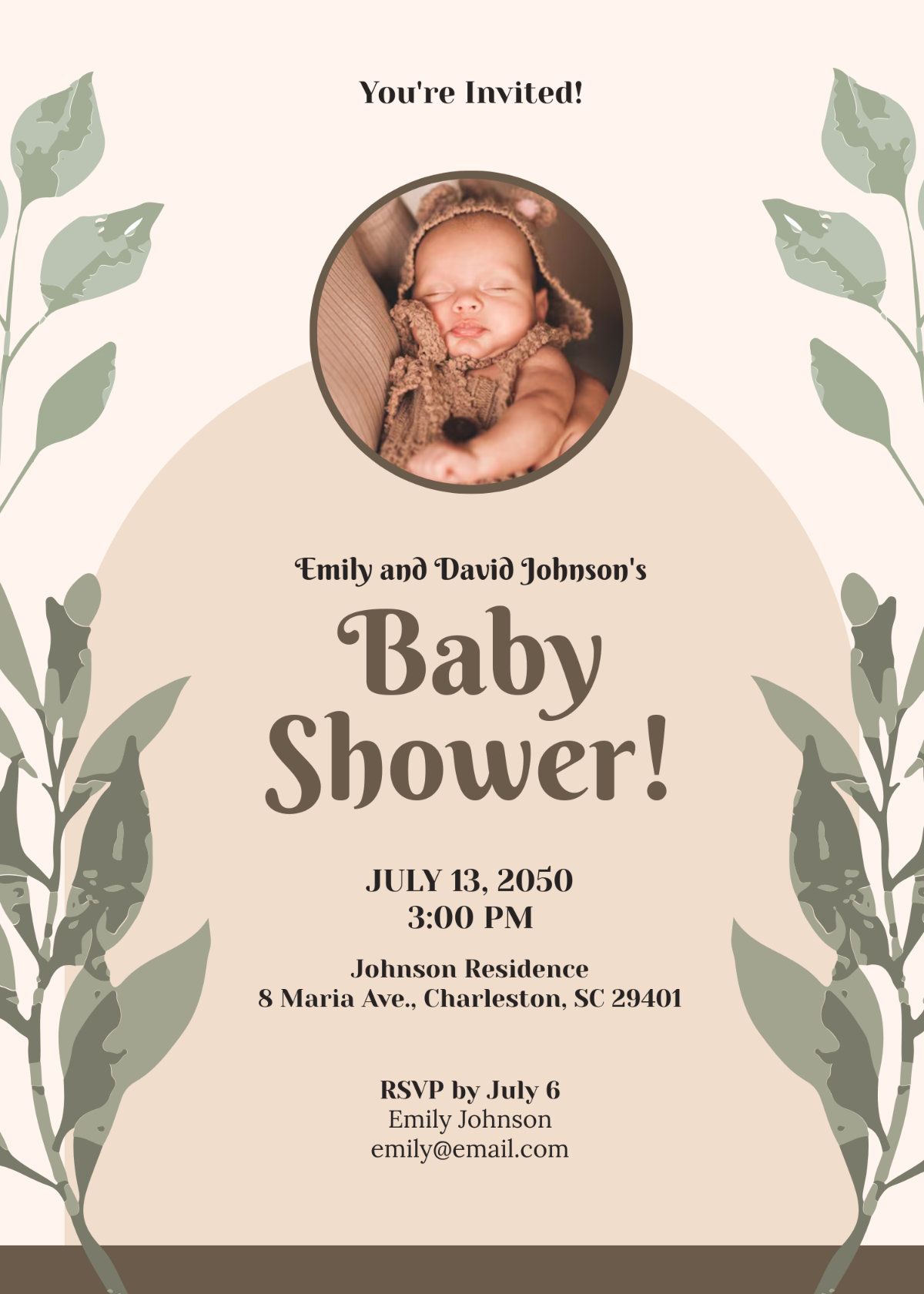 Baby Shower Invitation Template Sample Baby Shower Invitation Template Sample