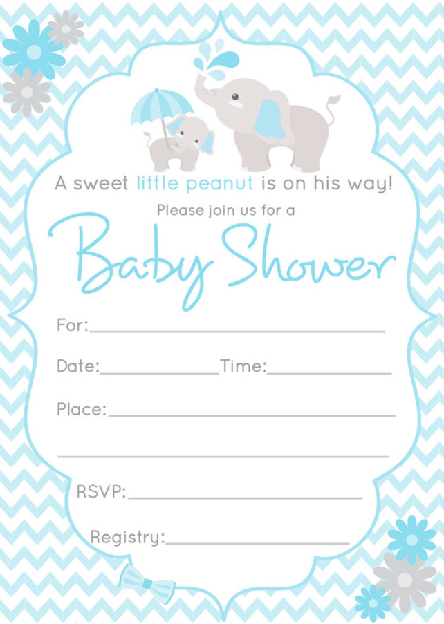 Baby Shower Invitation Template