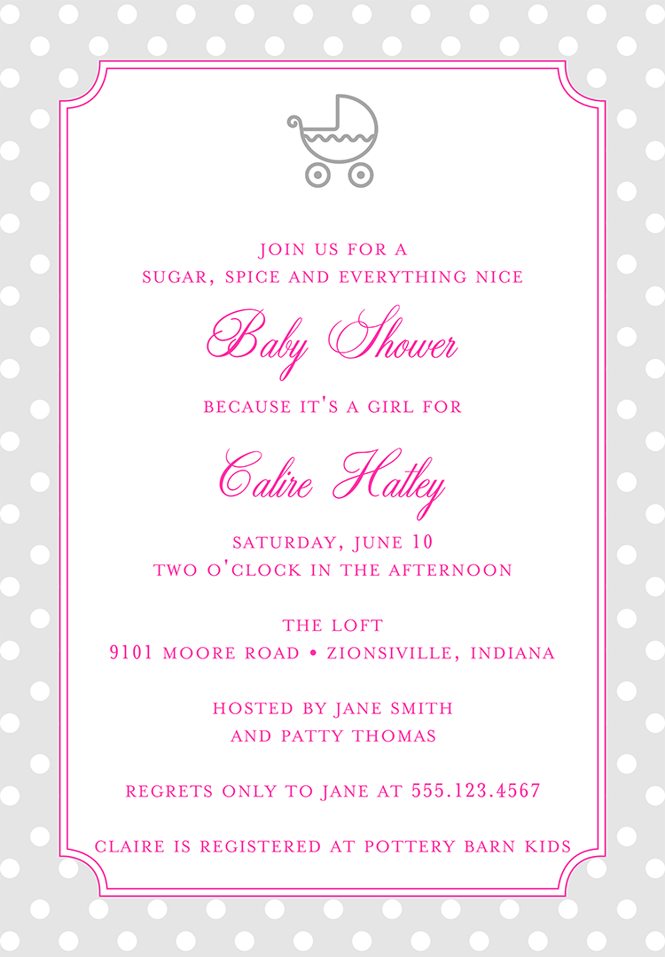 Baby Shower Invitation Wording Sample Baby Shower Invitation Wording Sample