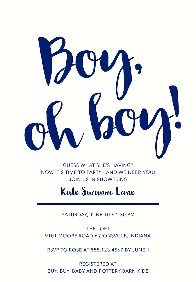 Example of Baby Shower Invitation Wording Example of Baby Shower Invitation Wording