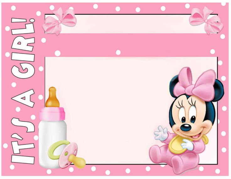 Minnie Mouse Baby Shower Invitation
