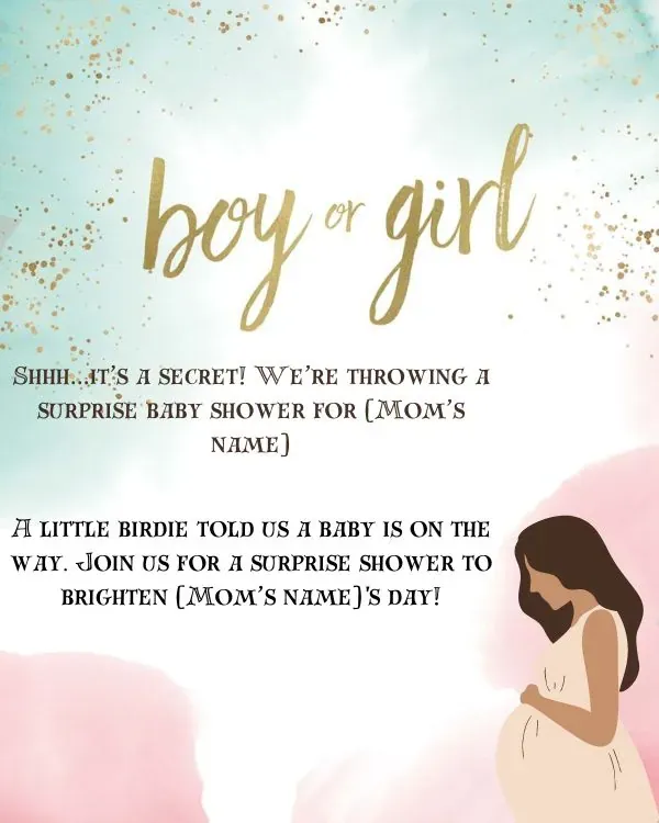 Sample of Baby Shower Invitation Wording Sample of Baby Shower Invitation Wording