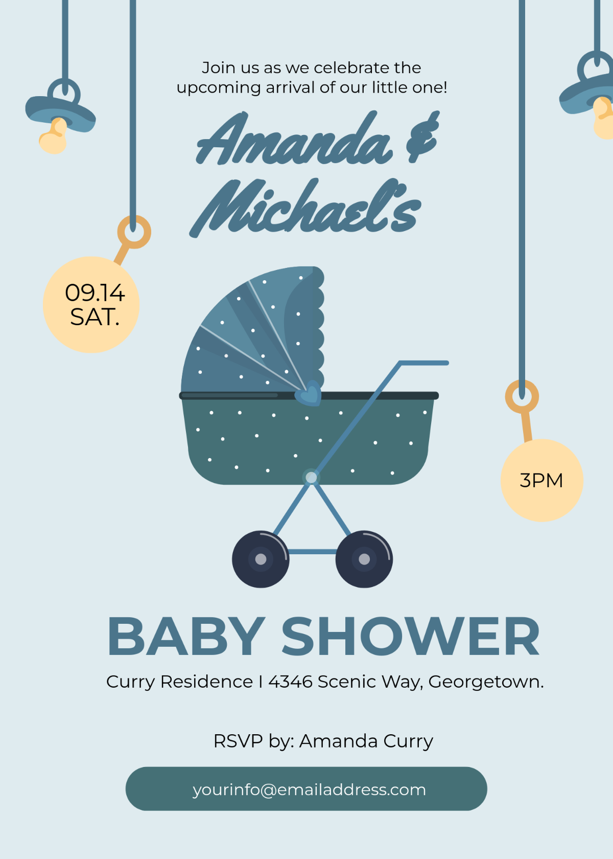 Unique Baby Shower Invitation Template Example Unique Baby Shower Invitation Template Example